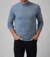 Raffi Bode Mock Neck Sweater In Storm In Blue