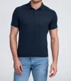 Raffi Florian Cotton-modal Blend Polo Sweater In Navy In Blue
