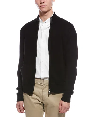 RAFFI RAFFI FULL ZIP CASHMERE MOCK NECK CARDIGAN