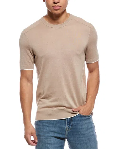Raffi Jersey Crewneck Shirt In Neutral