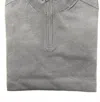 Raffi Men's Quater Zip Sweater In Marine In Gray