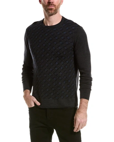 Raffi Merino Wool Crewneck Sweater In Grey