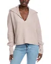 Raffi Oversized Johnny Collar Cashmere Sweater In Neutral