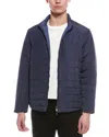 Raffi Printed Reversible Jacket In Blue