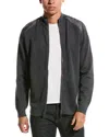 Raffi Quilted Back Wool-blend Jacket In Grey