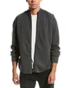Raffi Quilted Back Wool-blend Jacket In Grey