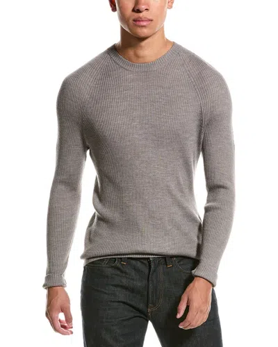 RAFFI RAGLAN WOOL-BLEND CREWNECK SWEATER