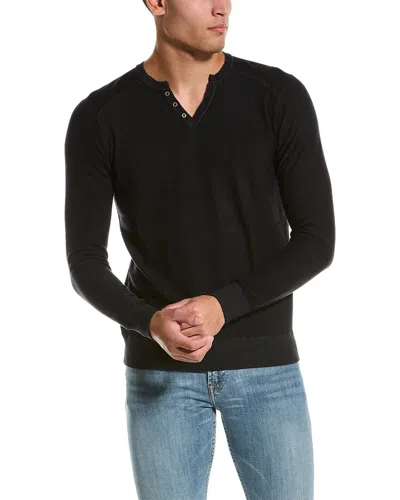 Raffi Reversible Henley In Black