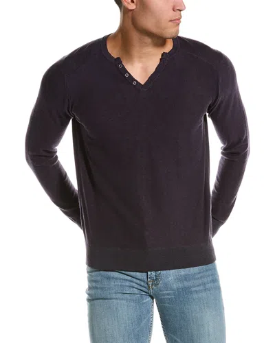 Raffi Reversible Henley In Purple