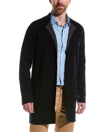 Raffi Reversible Wool & Cashmere-blend Coat In Grey