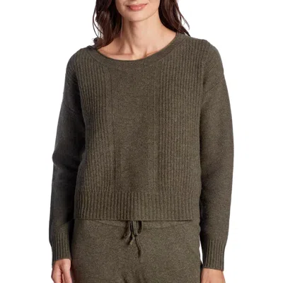 Raffi The Hazel Sweater In Military In Green