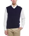 Raffi V- Neck Vest In Blue