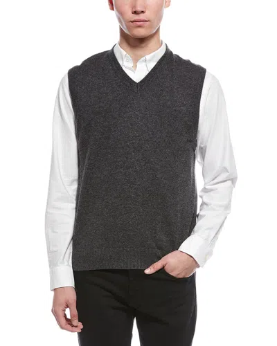 Raffi V- Neck Vest In Gray