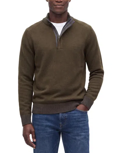Raffi Vanise 1/4-zip Wool & Cashmere-blend Mock Neck Sweater In Multi
