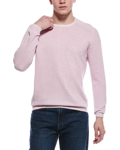 Raffi Vanise Waffle Knit Crewneck Sweatshirt In Pattern