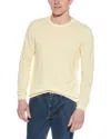 Raffi Vanise Waffle Knit Crewneck Sweatshirt In Yellow