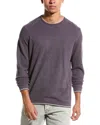 Raffi Waffle Crewneck Sweater In Purple