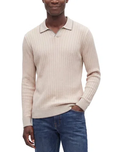Raffi Wool-blend Drop Needle Shirt In Neutral