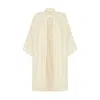 Raffya Women's Neutrals / White Lupe Edge To Edge Embroidered Kimono In Cream In White