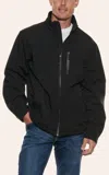 Rafter C Men's Black Bonded Jacket In Black