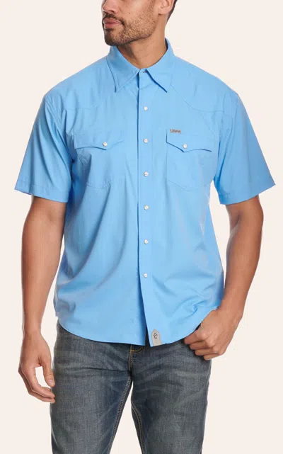 Rafter C Men's Blue Fishing Shirt