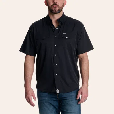 Rafter C Outdoor's Men's Black Pearl Snap Western Shirt