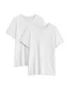 Rag & Bone 2 Pack Classic Flame Tee In White