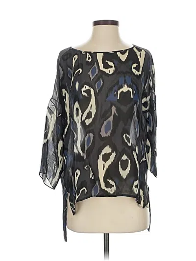 Pre-owned Rag & Bone 3/4 Sleeve Blouse In Black