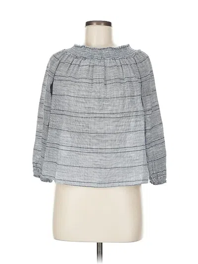 Pre-owned Rag & Bone 3/4 Sleeve Blouse In Blue