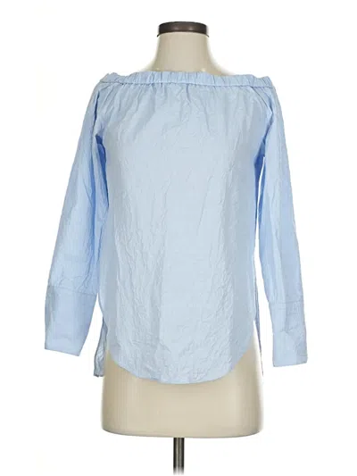 Pre-owned Rag & Bone 3/4 Sleeve Blouse In Blue