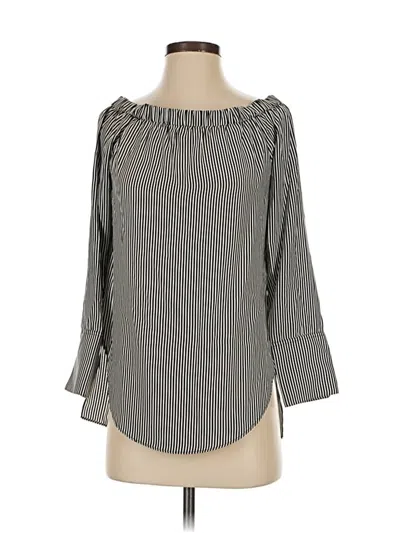 Pre-owned Rag & Bone 3/4 Sleeve Blouse In Gray