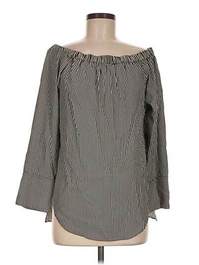 Pre-owned Rag & Bone 3/4 Sleeve Blouse In Gray