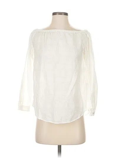 Pre-owned Rag & Bone 3/4 Sleeve Blouse In White
