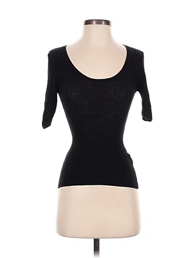 Pre-owned Rag & Bone 3/4 Sleeve T-shirt In Black