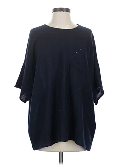 Pre-owned Rag & Bone 3/4 Sleeve T-shirt In Blue