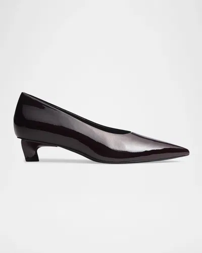 Rag & Bone 40mm Paloma Leather Pumps In Black
