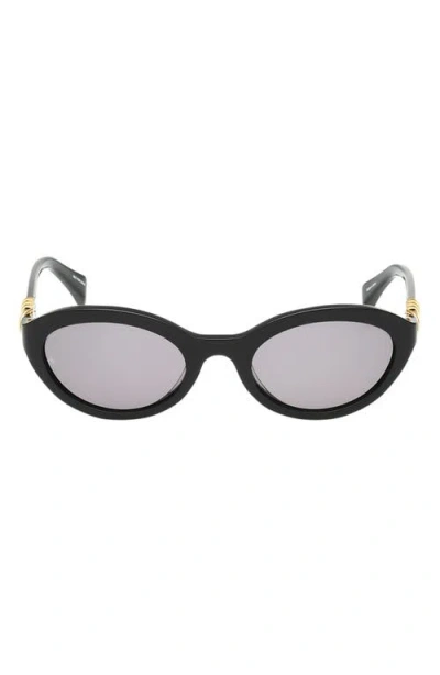 Rag & Bone 52mm Oval Sunglasses In Black