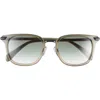 Rag & Bone 52mm Polarized Square Sunglasses