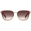 Rag & Bone 52mm Polarized Square Sunglasses In Brown