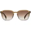 Rag & Bone 52mm Square Sunglasses In Brown