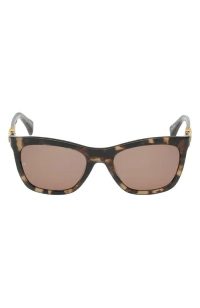 Rag & Bone 53mm Square Sunglasses In Brown