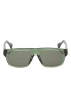Rag & Bone 53mm Square Sunglasses In Green