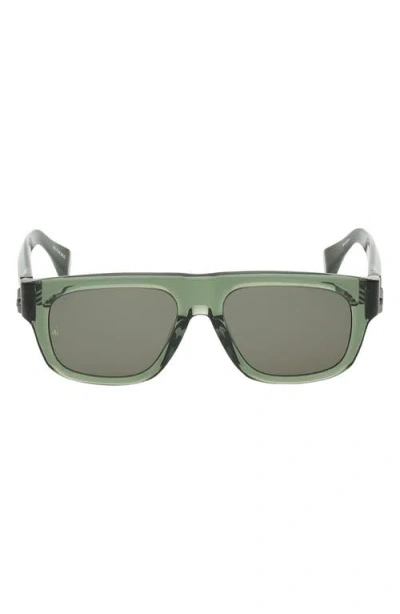 Rag & Bone 53mm Square Sunglasses In Green