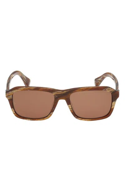 Rag & Bone 53mm Square Sunglasses In Brown