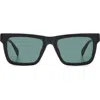 Rag & Bone 54mm Rectangular Sunglasses In Black