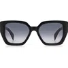 Rag & Bone 54mm Rectangular Sunglasses In Blue