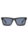 Rag & Bone 54mm Rectangular Sunglasses In Blue
