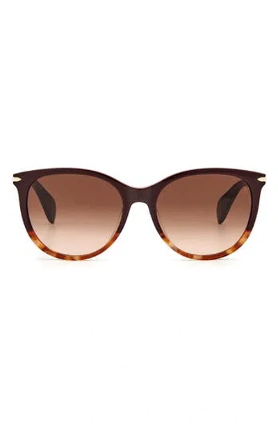 Rag & Bone 54mm Round Cat Eye Sunglasses