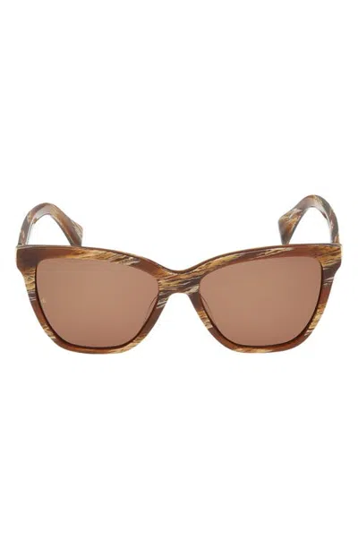 Rag & Bone 54mm Square Sunglasses In Brown