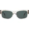 Rag & Bone 55mm Square Sunglasses In Blue